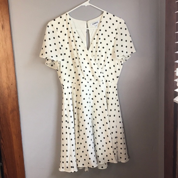 Express Dresses & Skirts - Flowy Polka Dot Dress 👗